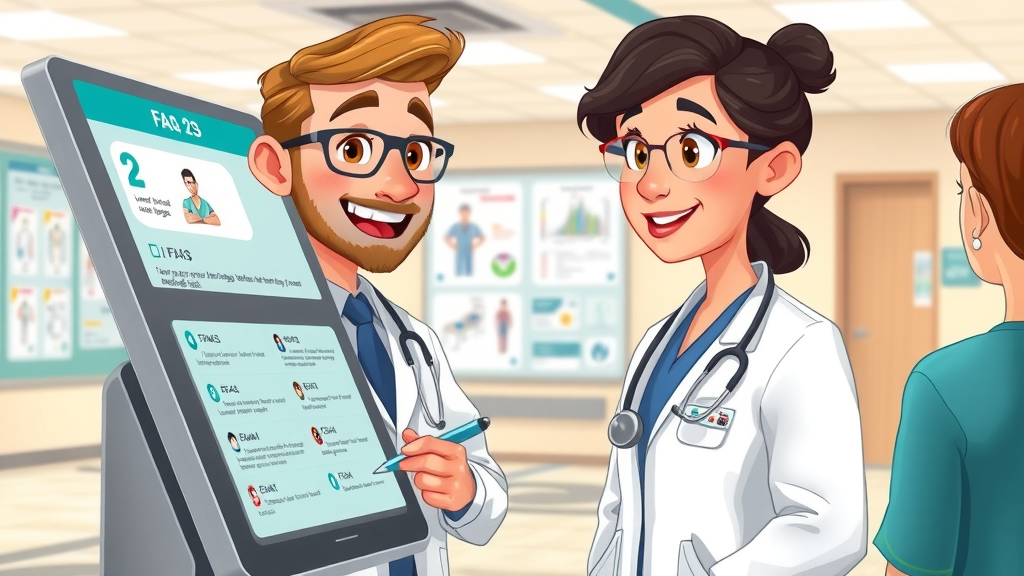 healthcare professional answering common healthcare data analysis questions