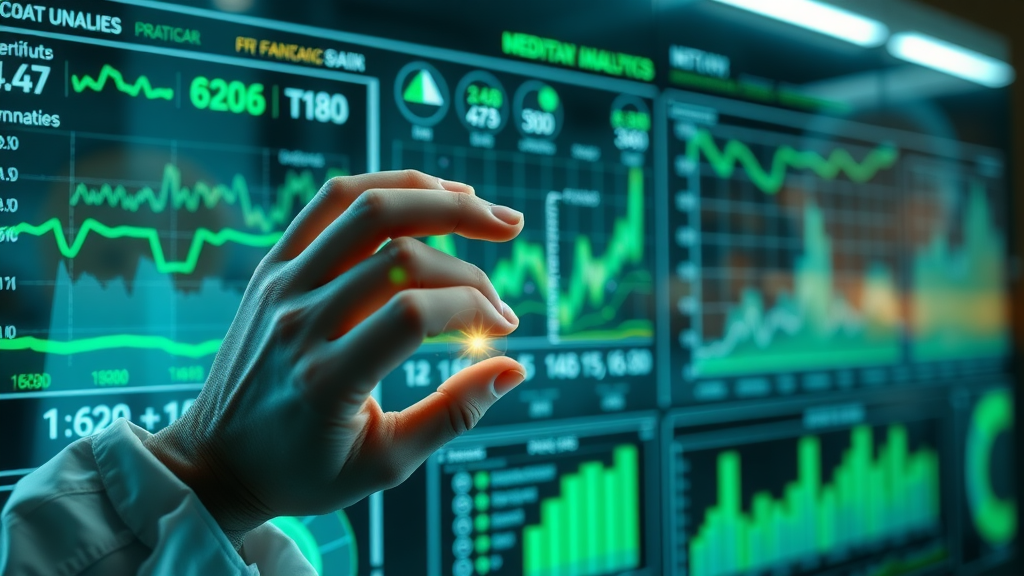 Cutting-edge medical analytics dashboard with predictive AI models health data patient care