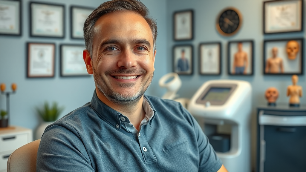 Expert Jupiter chiropractor practitioner at modern clinic for patient-centered care