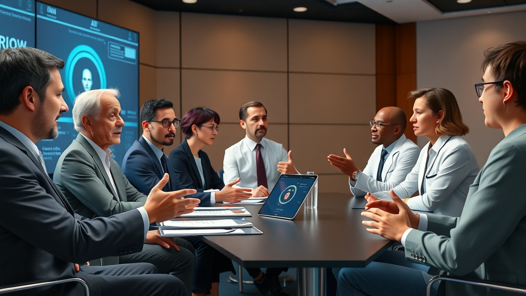 diverse expert panel discussion AI ethics in medical image analysis