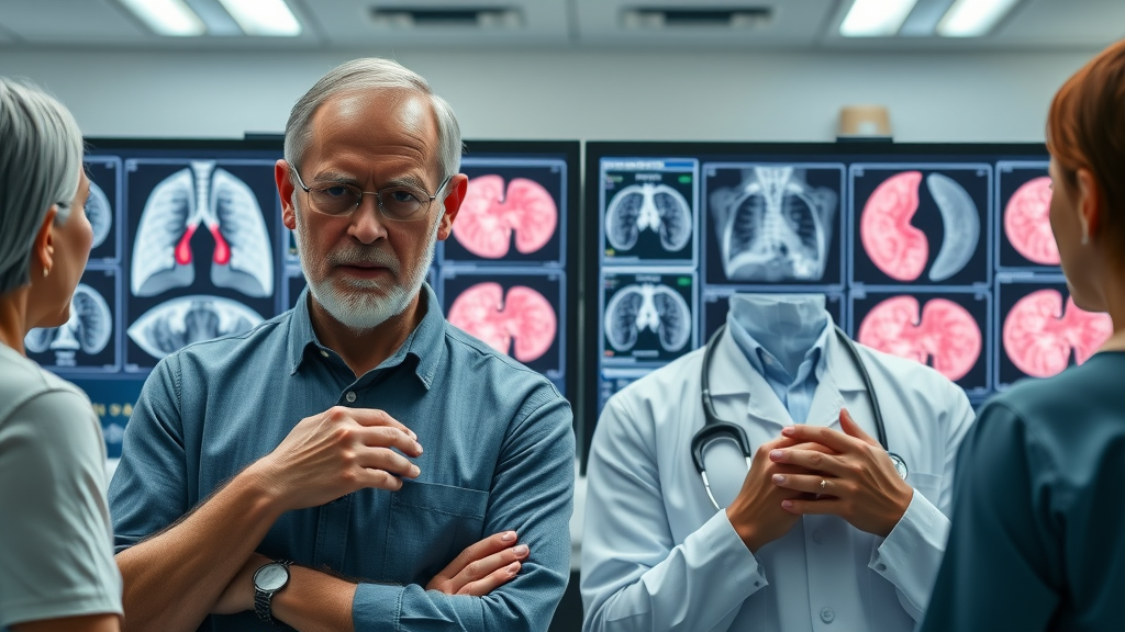 Displays comparing computer-aided diagnosis results for lung nodules and breast cancer in a modern clinical setting