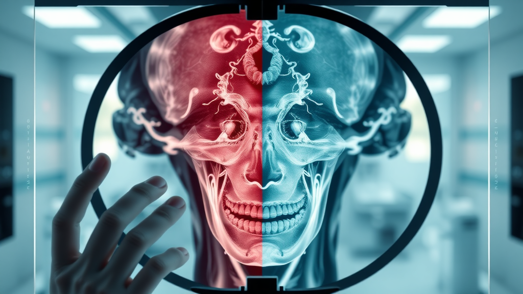 comparison of original vs. AI-segmented medical images using medical image segmentation AI